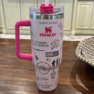 Taylor swift tumbler/ Stanley inspired